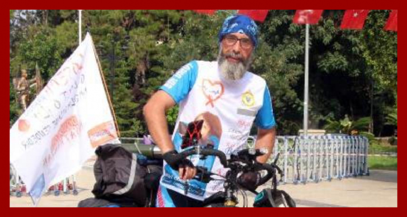 Çocuklara organ bağışı için bisikletle 7 bin kilometrelik umut yolculuğu