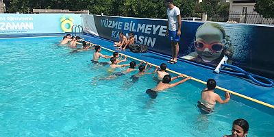 Ceyhan'da 5 bin çocuğun yüzme öğrenmesi hedefleniyor