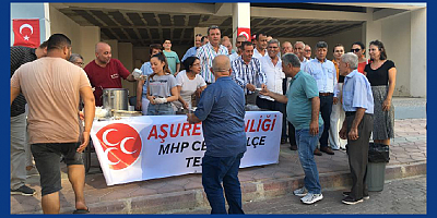 MHP Ceyhan İlçe Teşkilatından aşure etkinliği